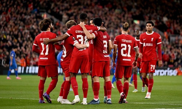 ليفربول يحقق الفوز على سان جيلواز البلجيكي بالدوري الأوروبي