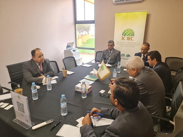 وزير المالية... في لقائه مع الرئيس التنفيذي للمؤسسة الإسلامية لتأمين الاستثمار