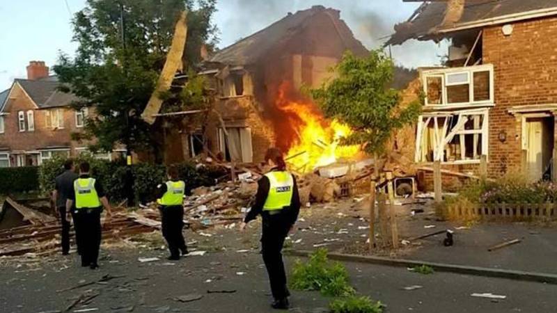 انفجار منزل